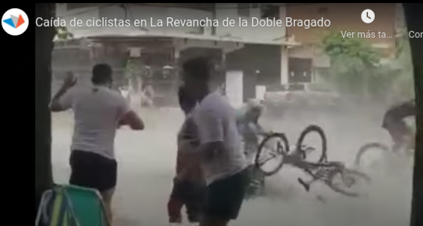 Duro Accidente En La Llegada De La Tradicional Doble Bragado Dejó Varios Heridos