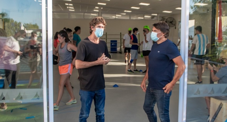 Juan Andreotti Inauguró Nuevos Espacios Deportivos Para Yoga, Crossfit, Indoor Y Más En El Poli N°1