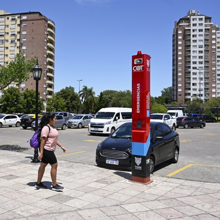 Durante 2022, Los Vecinos De Tigre Utilizaron Los Tótems De Seguridad Inteligente En Más De 16.000 Ocasiones