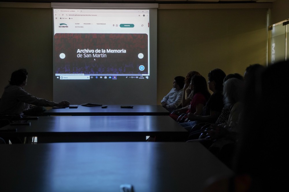 San Martín Presentó El Archivo De La Memoria Local