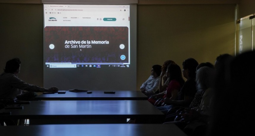 San Martín Presentó El Archivo De La Memoria Local