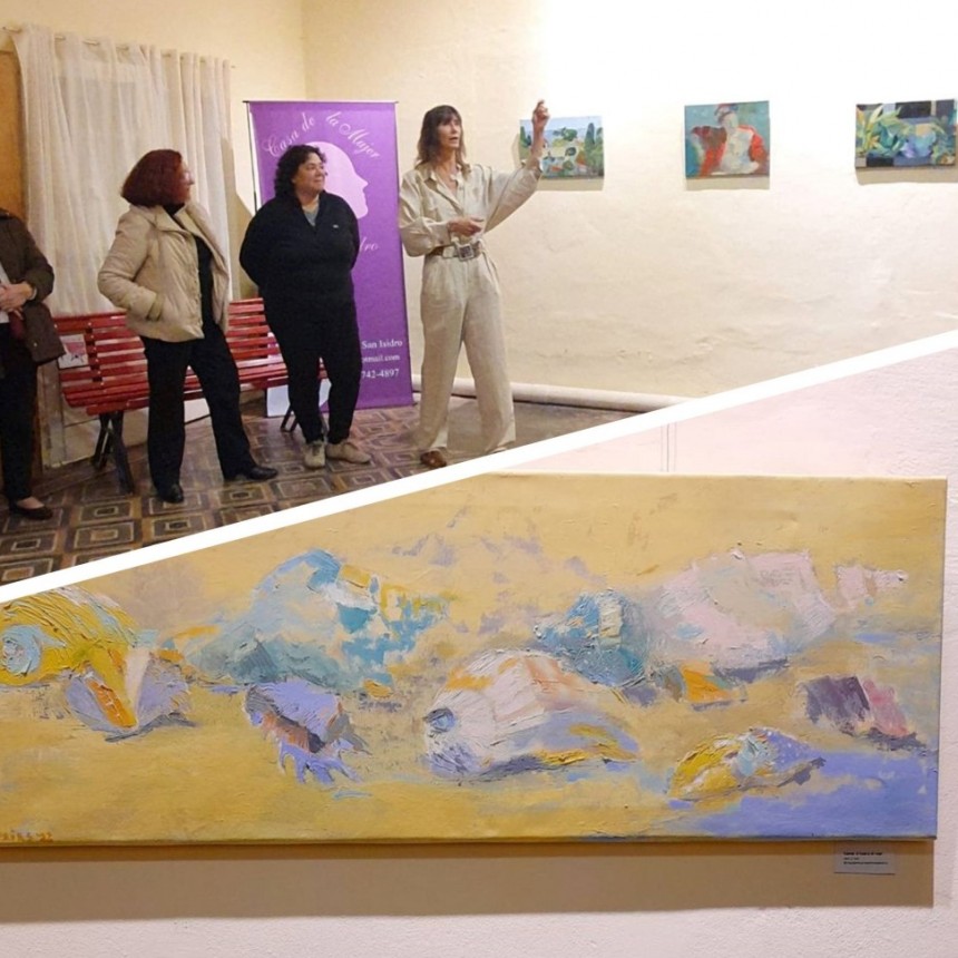 Claudia Nesprias Exhibe Sus Obras En San Isidro.