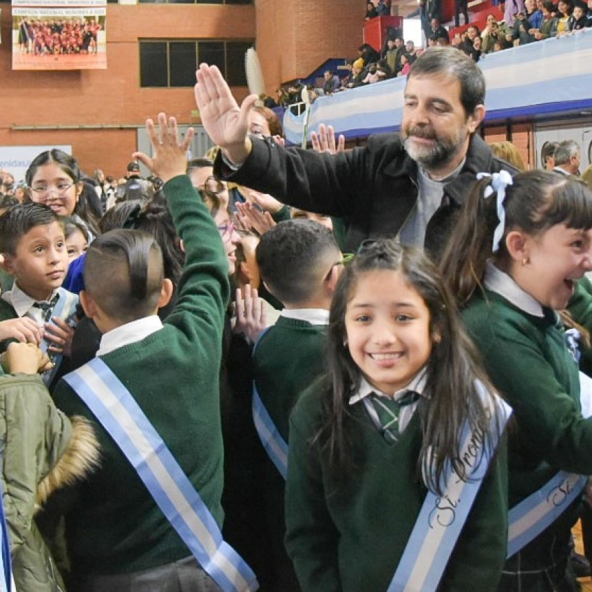 Más De 4.500 Alumnas Y Alumnos De San Martín Prometieron Lealtad A La Bandera