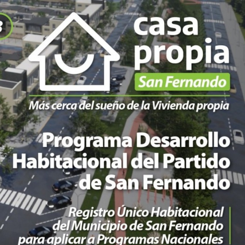 Programa Desarrollo Habitacional Del Partido De San Fernando