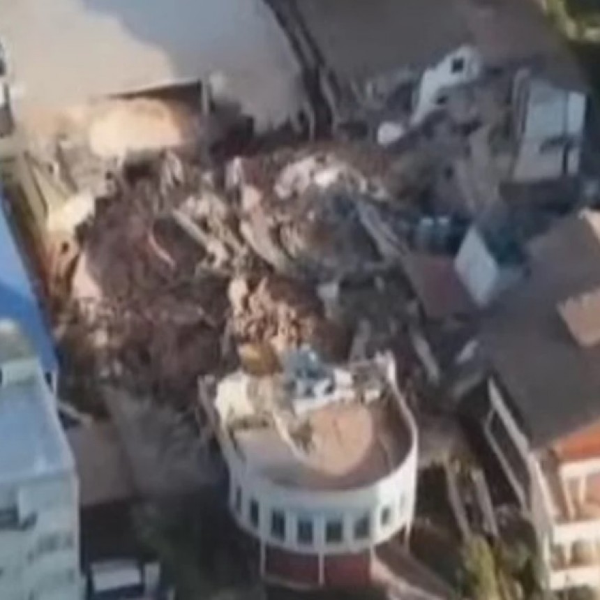 Imagen Aérea Del Apart Hotel Dubrovnik En Villa Gesell
