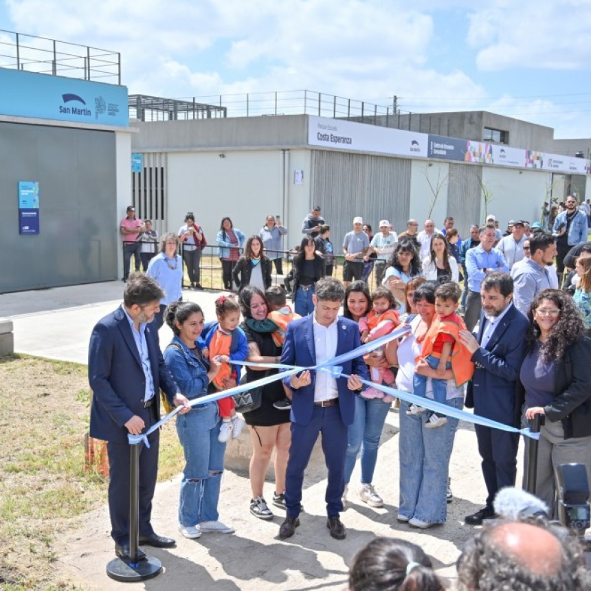 Fernando Moreira, Axel Kicillof Y Gabriel Katopodis Inauguraron El Parque Escuela Costa Esperanza