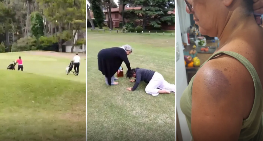 Habló La Mujer Víctima De Un Ataque Exclusivo Golf De Pinamar: “Me Pegaron Como A Una Rata”