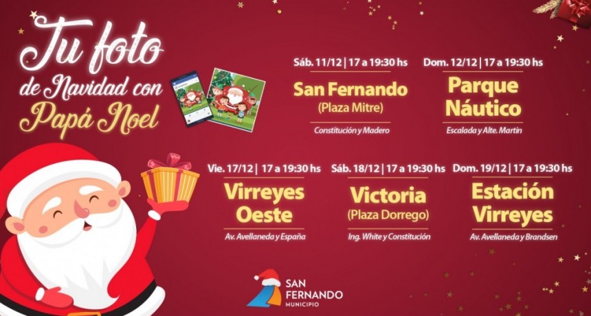 ¡Foto Con Papá Noel En Virreyes!